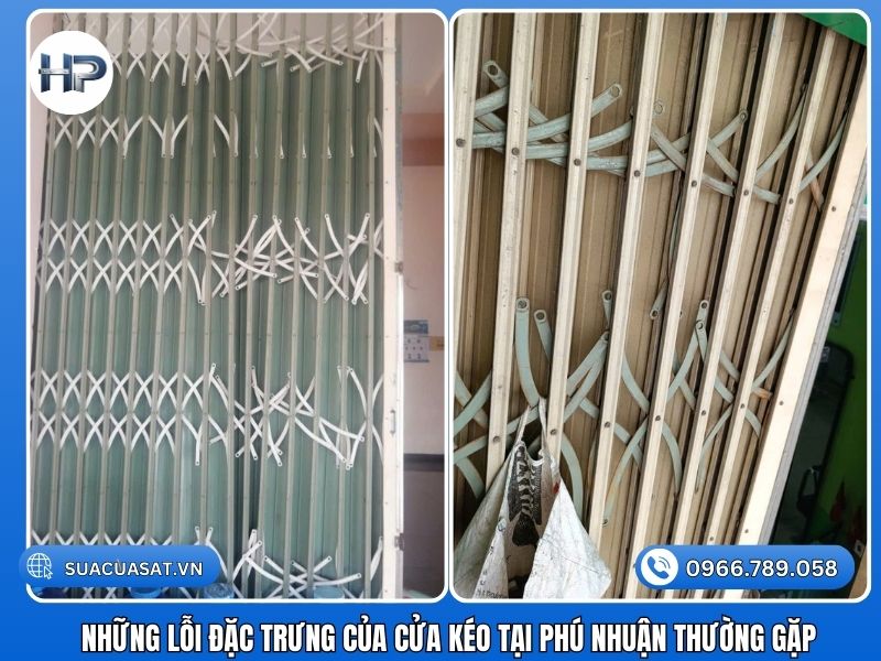 Những lỗi đặc trưng của cửa kéo tại Phú Nhuận thường gặp