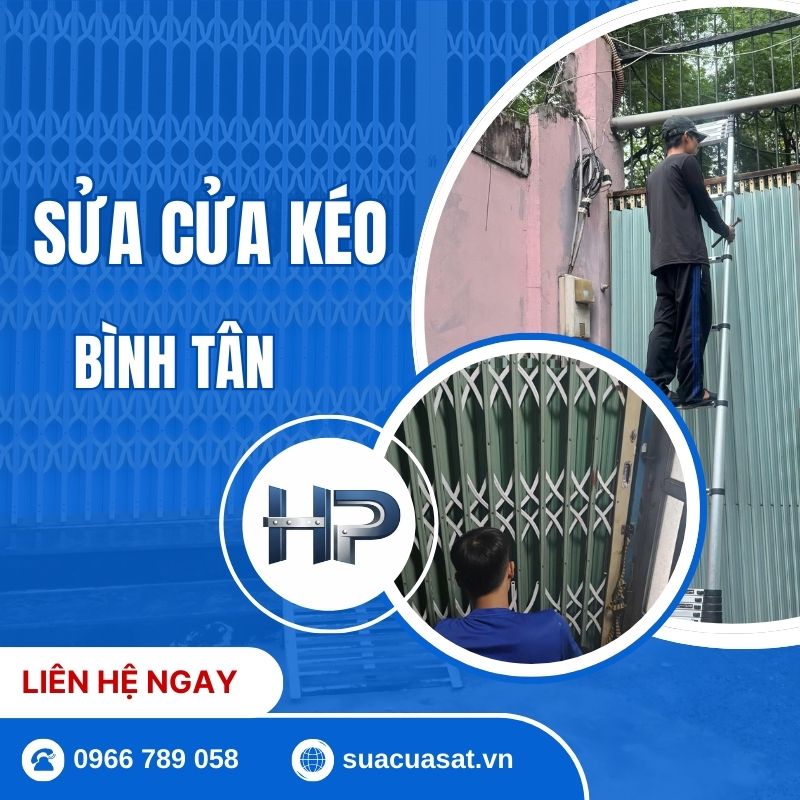 Sửa Cửa Kéo Bình Tân Nhanh Chóng – Thợ Giỏi Hỗ Trợ 24/7, Có Mặt Tận Nơi