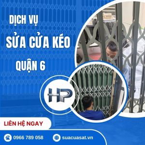 Sửa Cửa Kéo Quận 6 Tại Nhà 24/7  Giá Tốt – Có Mặt Sau 15 Phút