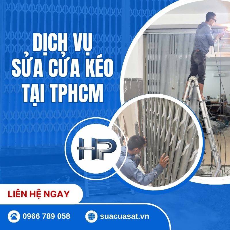 Sửa Cửa Kéo Nhanh Chóng Tại TPHCM – Có Mặt Sau 15 Phút