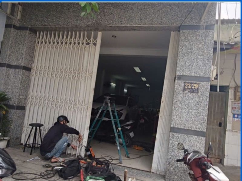Sửa cửa kéo sắt tại 23/29 Đường TL 4, Phường Thạnh Lộc, Quận 12