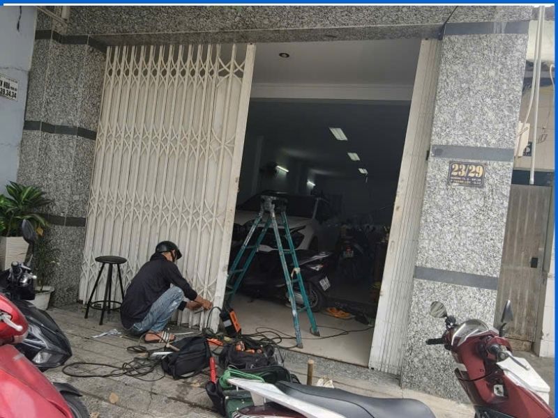 Sửa cửa kéo sắt tại 23/29 Đường TL 4, Phường Thạnh Lộc, Quận 12