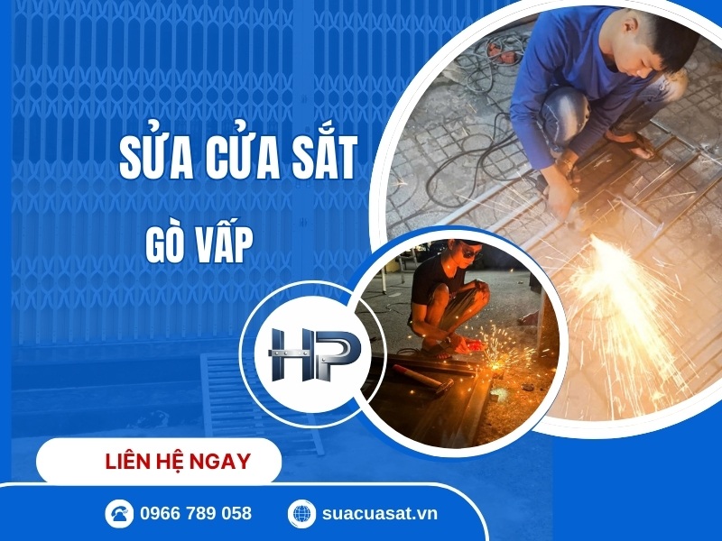 Dịch vụ sửa cửa sắt tại Quận Gò Vấp giá rẻ uy tín