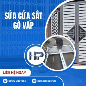 Thợ Sửa Cửa Sắt Gò Vấp Giá Rẻ Khẩn Cấp 24/7 – Có Mặt Sau 15 Phút