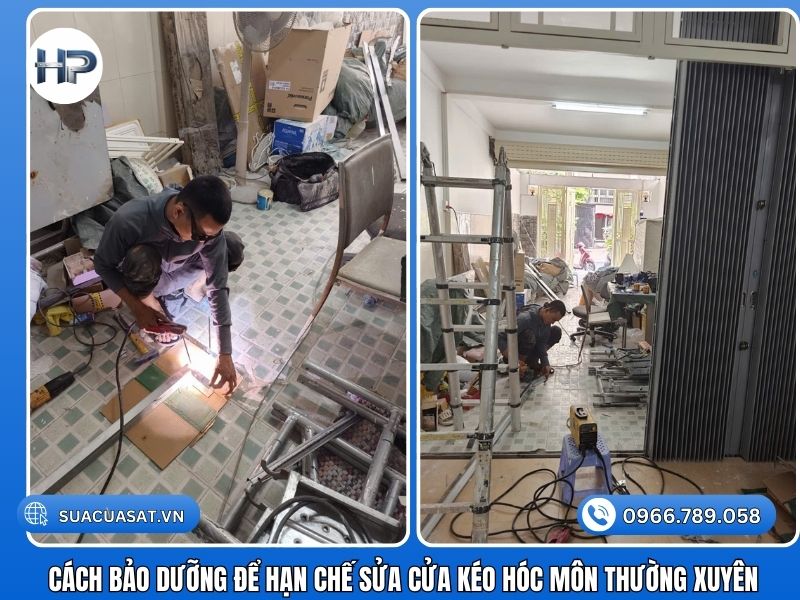 Cách Bảo Dưỡng Để Hạn Chế Sửa Cửa Kéo Hóc Môn Thường Xuyên