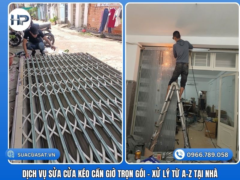 Dịch Vụ Sửa Cửa Kéo Cần Giờ Trọn Gói – Xử Lý Từ A–Z Tại Nhà