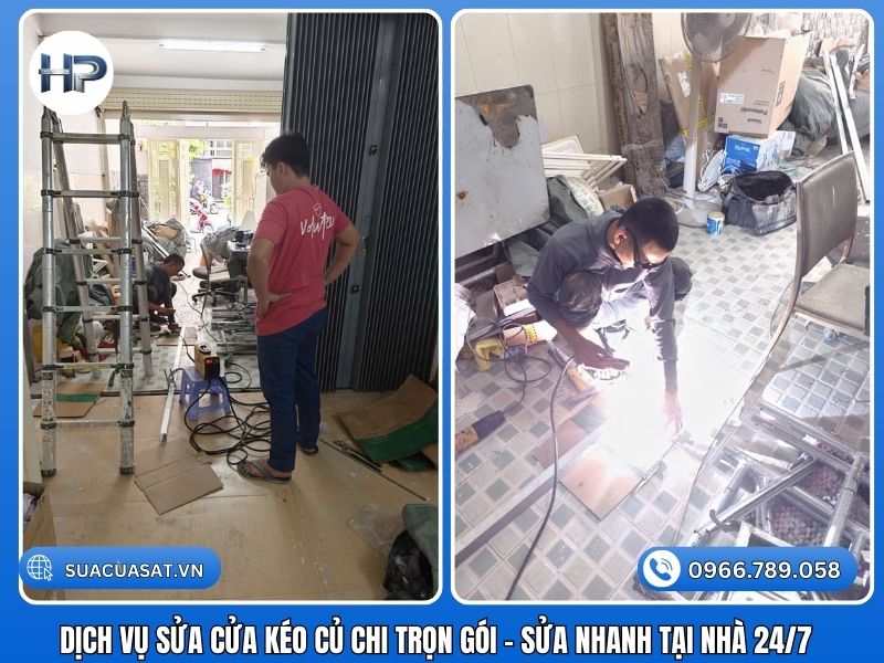 Dịch Vụ Sửa Cửa Kéo Củ Chi Trọn Gói – Sửa Nhanh Tại Nhà 24/7