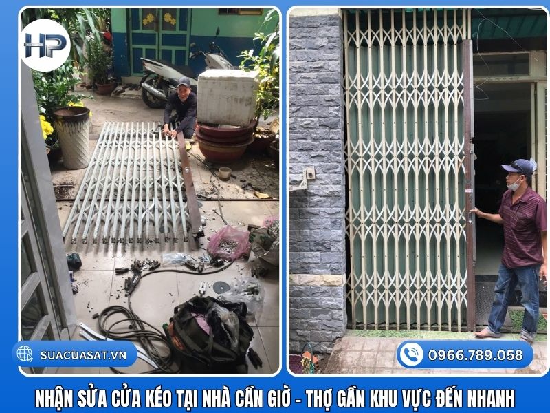 Nhận Sửa Cửa Kéo Tại Nhà Cần Giờ – Thợ Gần Khu Vực Đến Nhanh