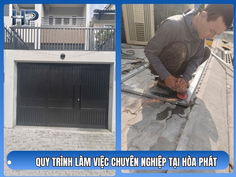 Chúng tôi áp dụng quy trình chuẩn để đảm bảo quyền lợi tối đa cho khách hàng: Tiếp nhận: Khách hàng gọi thợ sửa cửa sắt Củ Chi qua số 0966.789.058. Khảo sát: Thợ kỹ thuật đến tận nơi kiểm tra tình trạng cửa (bị xệ, bị kẹt, hay mục nát). Báo giá: Tư vấn phương án xử lý (sửa chữa hay thay mới) và báo giá minh bạch. Thi công: Tiến hành sửa chữa cửa sắt huyện Củ Chi bằng máy móc chuyên dụng, đảm bảo an toàn cháy nổ. Nghiệm thu: Khách hàng kiểm tra cửa đóng mở êm ái mới thanh toán. Bảo hành: Viết phiếu bảo hành dài hạn cho khách hàng.