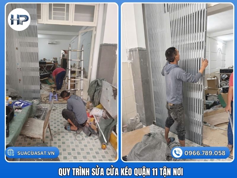 Quy Trình Sửa Cửa Kéo Quận 11 Tận Nơi – Nhanh Chóng & ; Minh Bạch