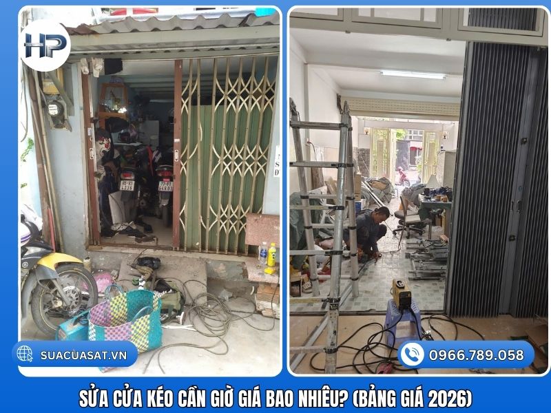 Sửa Cửa Kéo Cần Giờ Giá Bao Nhiêu? (Bảng Giá 2026)