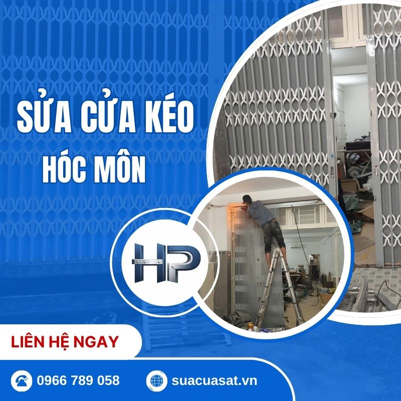 Sửa Cửa Kéo Hóc Môn Uy Tín – Thợ Có Mặt 15 Phút, Hỗ Trợ 24/7