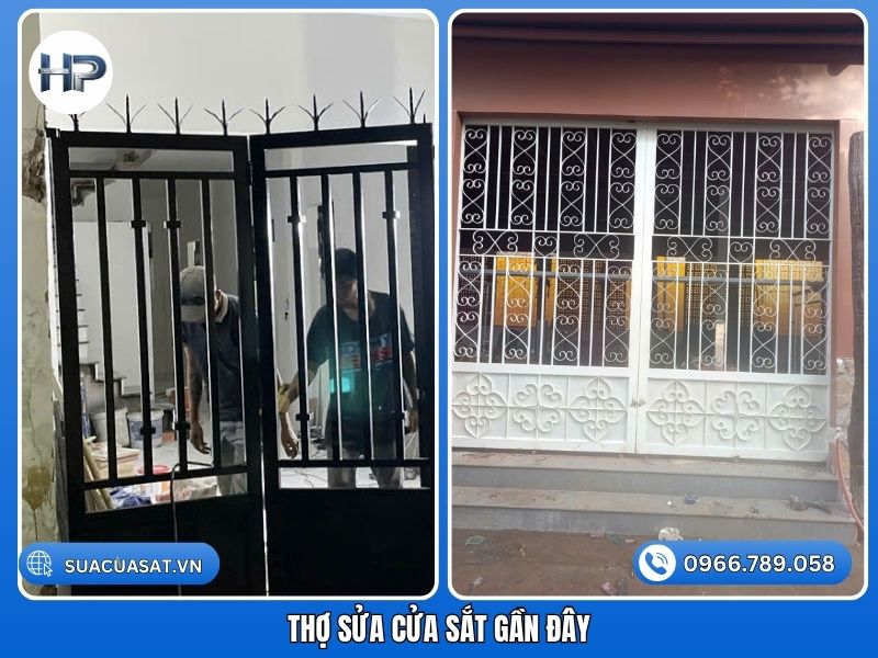 Thợ sửa cửa sắt gần đây, Sửa Cửa Sắt Hòa Phát phục vụ nhanh chóng tại nhà 24/7