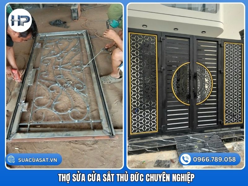 Thợ sửa cửa sắt Thủ Đức chuyên nghiệp, Sửa Cửa Sắt Hòa Phát khắc phục hư hỏng nhanh chóng