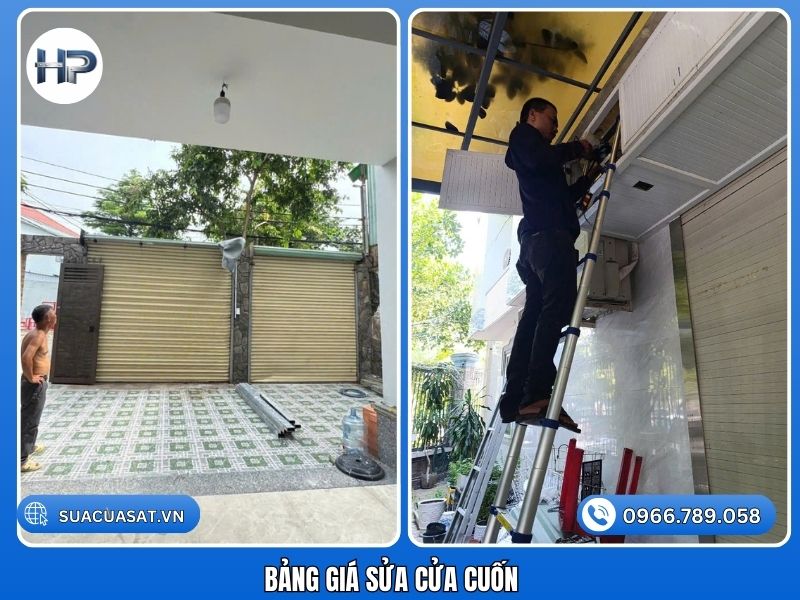 Bảng Giá Dịch Vụ Sửa Cửa Cuốn Hòa Phát Tại TP.HCM – Cập Nhật 2026