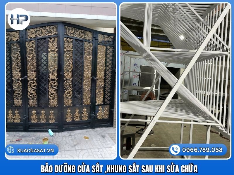 Cách Bảo Quản Cửa Sắt, Khung Sắt Sau Khi Sửa Chữa Cơ Khí Tại Nhà