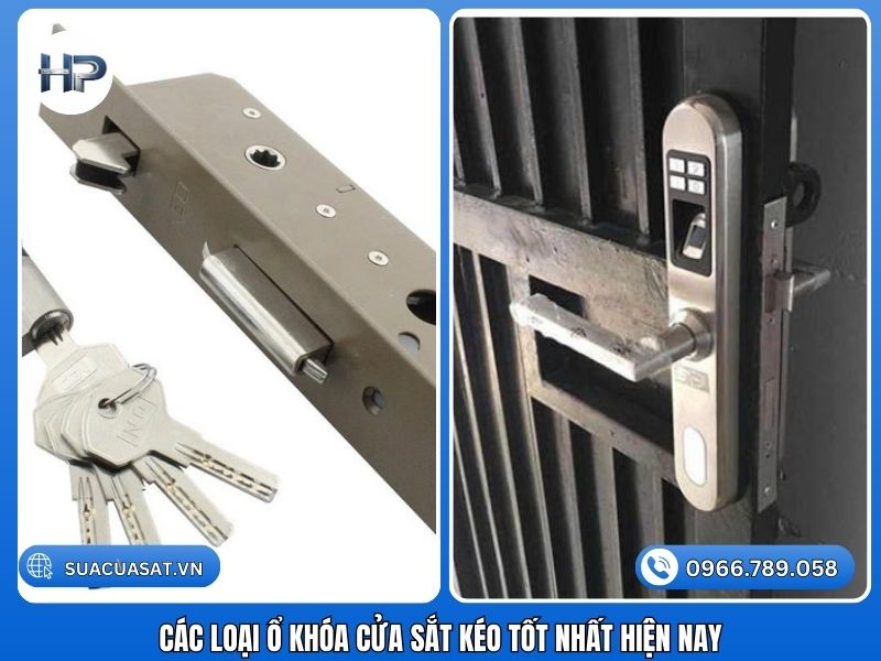 Các loại ổ khóa cửa sắt kéo tốt nhất hiện nay