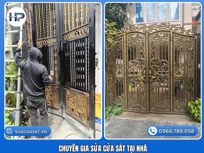 Chuyên gia sửa cửa sắt tại nhà TPHCM dứt điểm 100% bệnh
