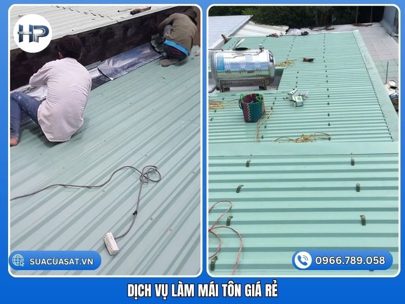 Quy trình thi công mái tôn 7 bước chuyên nghiệp tại Hòa Phát