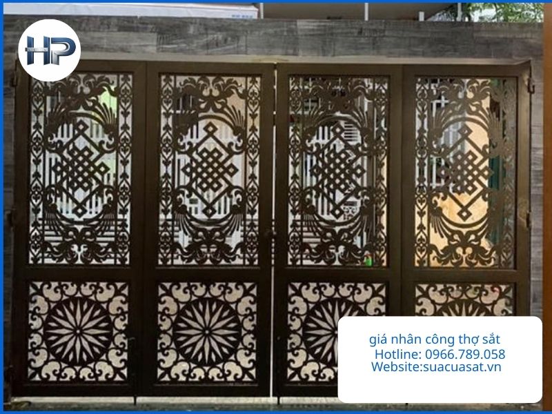 giá nhân công thợ sắt và thi công