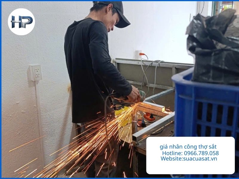 giá nhân công thợ sắt & giá hàn khung sắt 2026