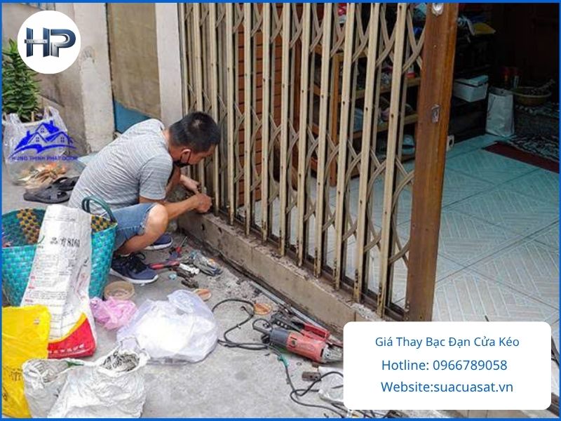 Giá Thay Bạc Đạn Cửa Kéo Mới Nhất 2026
