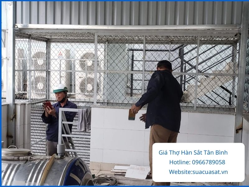 Giá Thợ Hàn Sắt Tân Bình 2026 – Hàn Sắt Tại Nhà Giá Rẻ