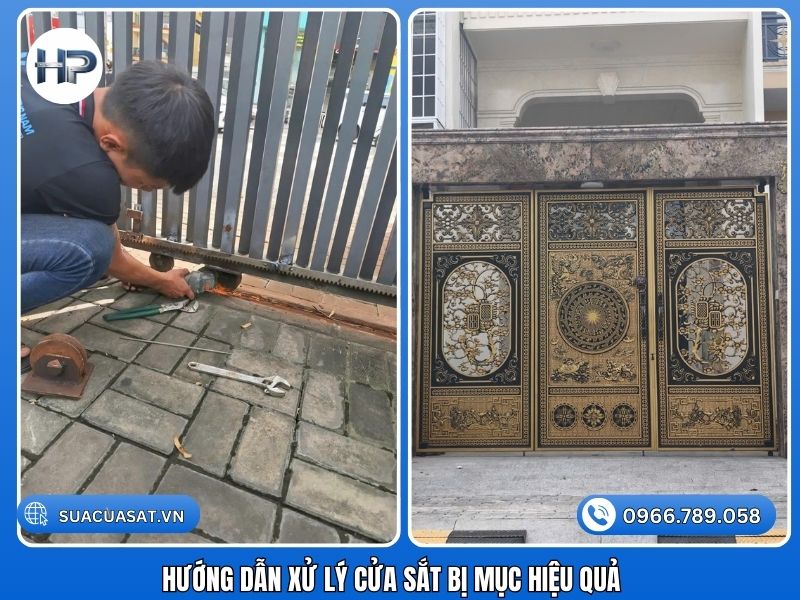 Hướng Dẫn Xử Lý Cửa Sắt Bị Mục Hiệu Quả
