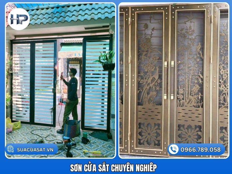 Liên hệ nhận bảng giá sơn cửa sắt trọn gói tphcm