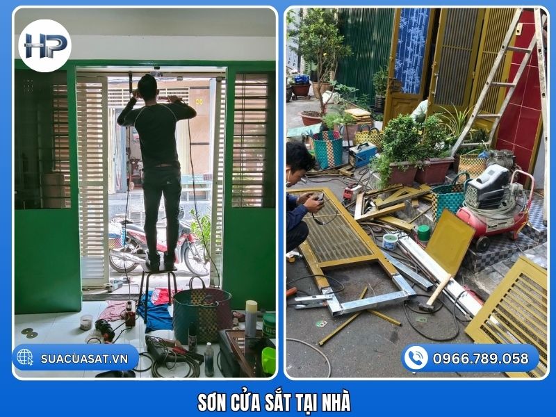 Các yếu tố ảnh hưởng đến giá sơn cửa sắt
