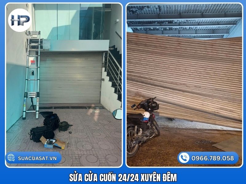 Dịch Vụ Khẩn Cấp: Sửa Cửa Cuốn 24/24 Xuyên Đêm