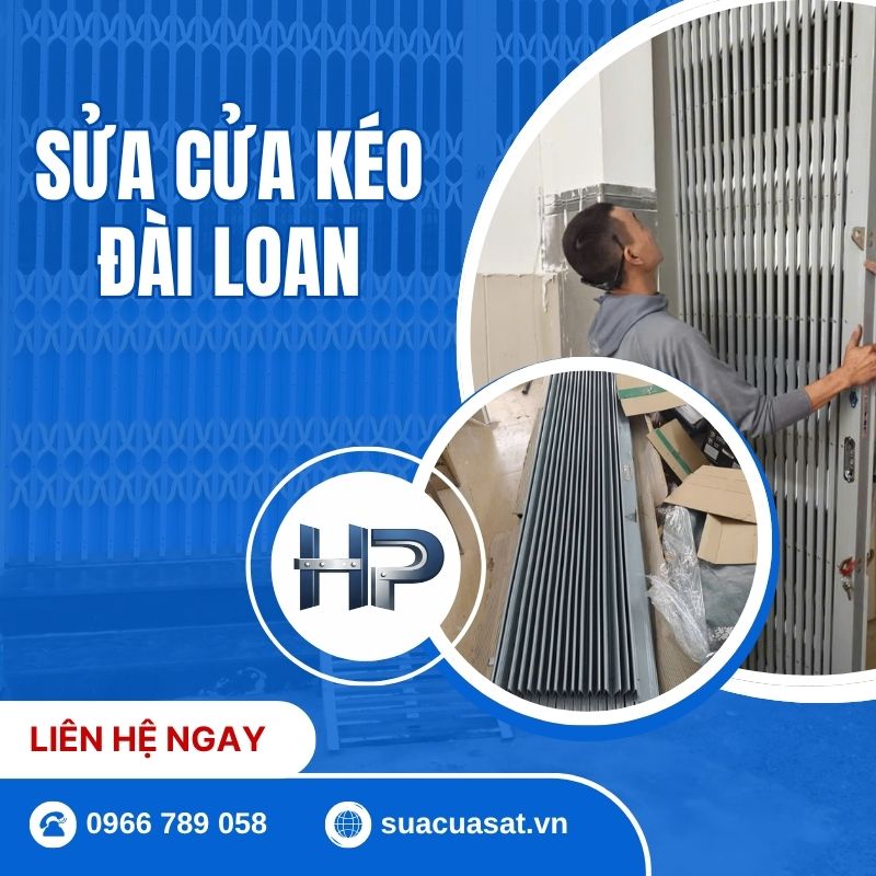 Sửa Cửa Kéo Đài Loan TPHCM Uy Tín Tại Nhà 24/7 – Nhanh Từ 150k