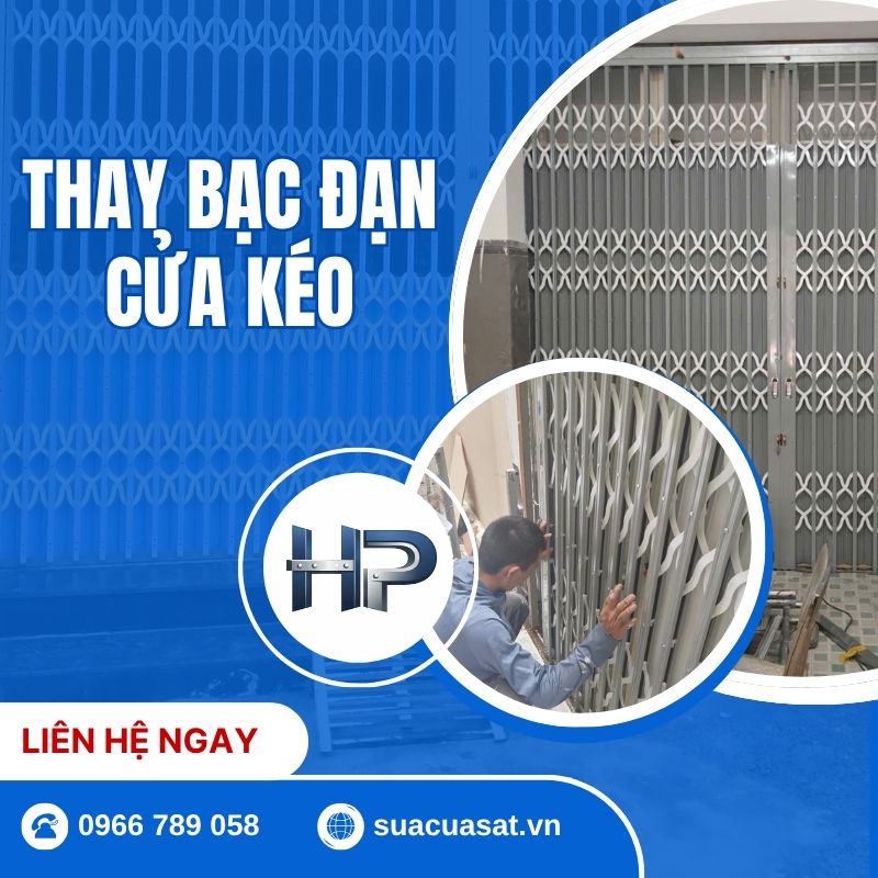 Thay Bạc Đạn Cửa Kéo TP.HCM Uy Tín Tại Nhà 24/7 – Sửa Nhanh Từ 150K