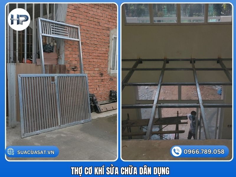 Dấu Hiệu Cửa Sắt Xuống Cấp Cần Thợ Cơ Khí Sửa Chữa Dân Dụng Xử Lý