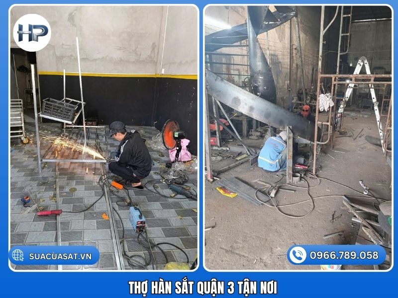 Thợ hàn sắt Quận 3 tận nơi – nhu cầu phổ biến hiện nay