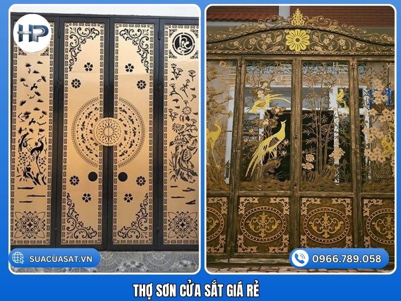 Quy trình thi công sơn lại cửa sắt cũ chuẩn chuyên gia
