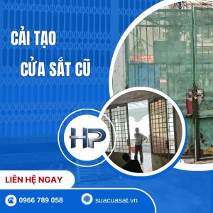 Cải Tạo Cửa Sắt Cũ: Giải Pháp Tiết Kiệm Chi Phí, Bền Đẹp Như Mới