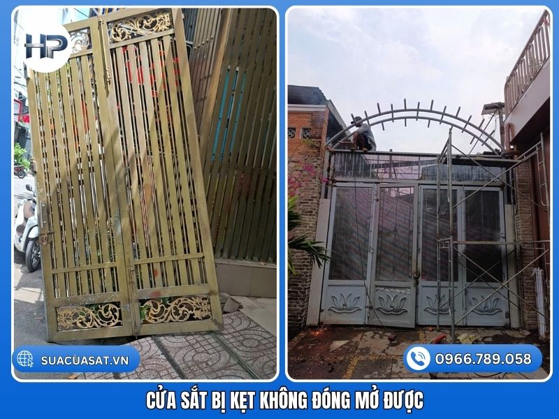 Cứu hộ khẩn cấp cửa sắt bị kẹt không đóng mở được, phục vụ khách hàng mọi lúc