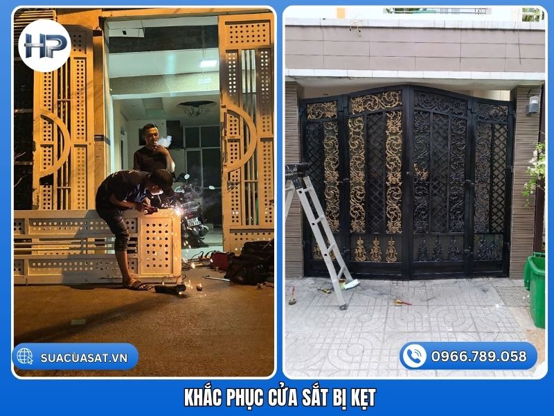 Phương pháp khắc phục cửa sắt bị kẹt an toàn, trả lại sự êm ái cho bộ cửa