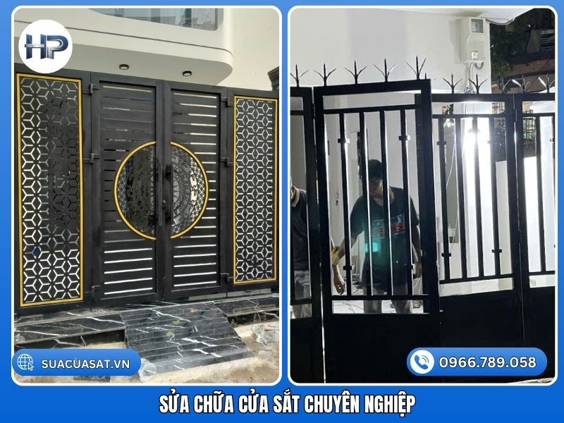vQuy trình thi công sửa chữa cửa sắt chuyên nghiệp, đảm bảo kỹ thuật và thẩm mỹaQuy trình thi công sửa chữa cửa sắt chuyên nghiệp, đảm bảo kỹ thuật và thẩm mỹ