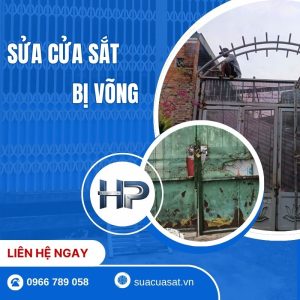 Sửa Cửa Sắt Bị Võng : Nguyên Nhân Và Cách Khắc Phục Triệt Để 100%